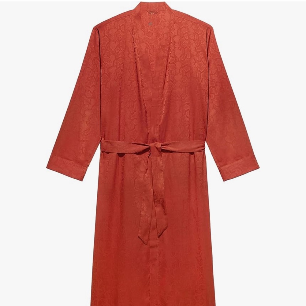 Savage X Fenty | Satin Jacquard Long Robe